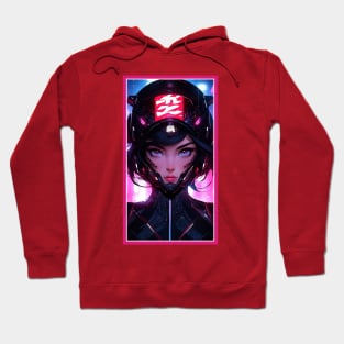 Anime Race Girl | Special Anime Artwork | Pink Red Black Blue Chibi Manga Anime Art Hoodie